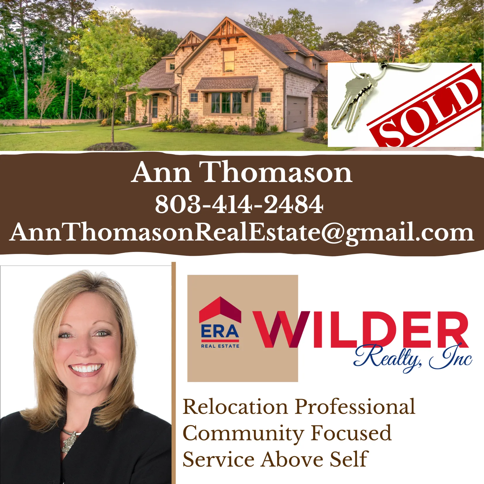 ERA Wilder - Ann Thomason Real Estate Agent Ad