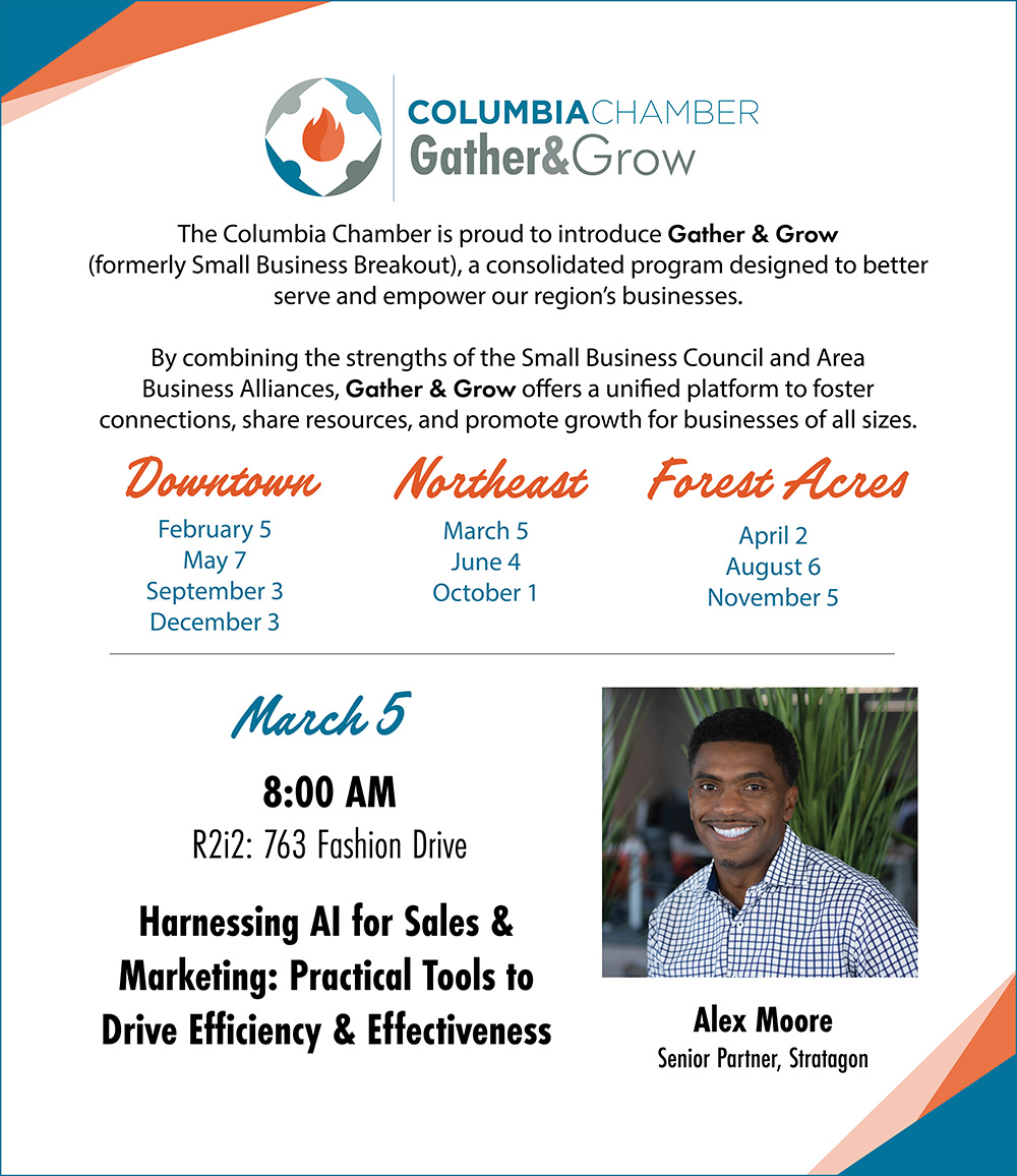 Columbia Chamber Gather & Grow