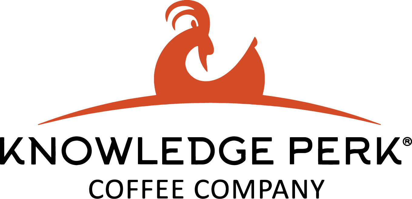 Knowledge Perk Coffee Company Logo